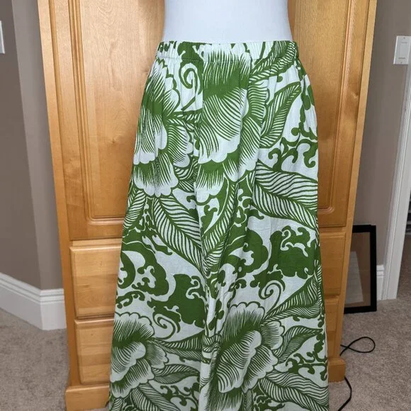 NWT Velvet by Graham and Spencer NWT Sz XL Juliana Skirt and Top in Green Floral - Picture 13 of 16